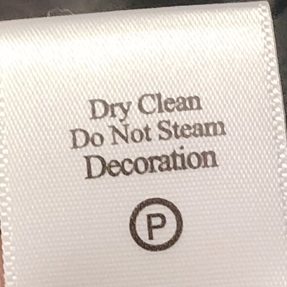 Coldwater Creek Black White Floral Embroider Sequin Open Front Poly Blazer Sz 16 - Picture 16 of 16